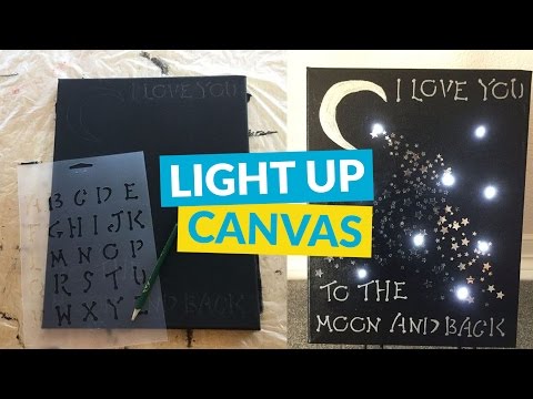 Easy Light Up Canvas Art