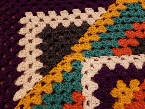 Kaleidoscope Granny Square Blanket Crochet Along (pt. 3.4)