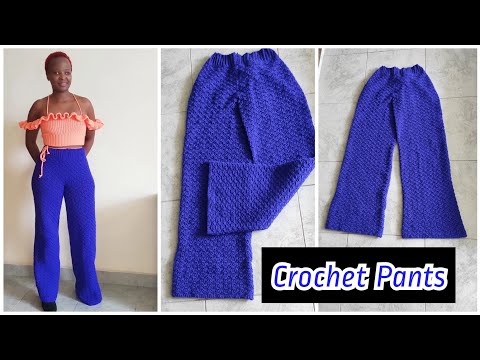 Crochet Pair of Pants using the Solid Shell Stitch