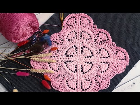 Квадрат Королевские мотивы ✨Узор для пледа✨ Plaid crochet pattern 3D✨ Часть 1✨