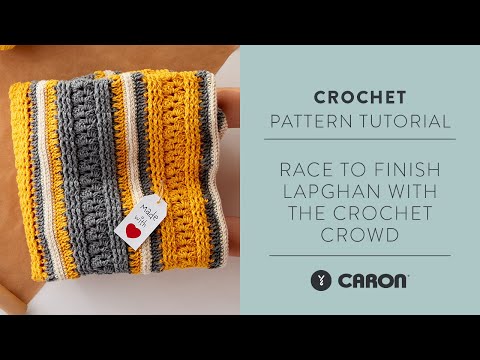 How to Crochet an Easy Lapghan Using the Shell Stitch | With The Crochet Crowd