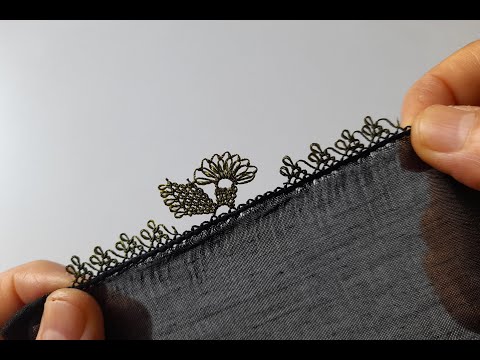 Sıra dışı İğne oyası modeli(Needle lace)