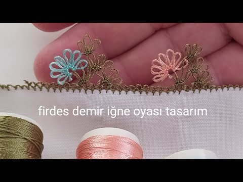 789- gündelik örtmeye kolay iğne oyası tülbent modeli anlatımlı yapılışı