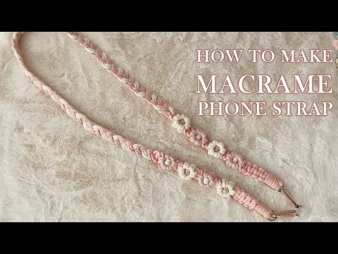 DIY Tutorial | Macrame Phone Strap DIY VLOG 008