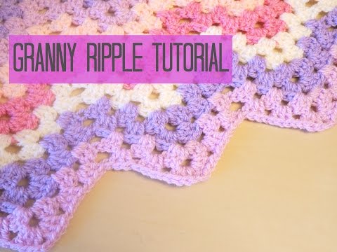 CROCHET: Chevron/Granny ripple tutorial | Bella Coco