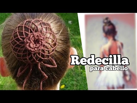 Redecilla para cabello a crochet. Explicación paso a paso.