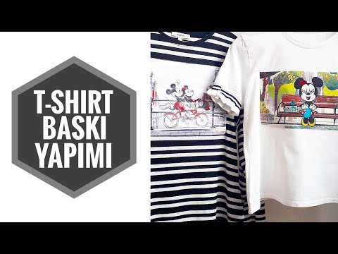 EVDE T-SHIRT BASKI YAPIMI/Kısa vadeli kullanım