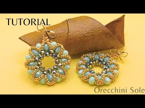 Tutorial orecchini Sole in collaborazione con Beebeecraft / DIY sun earrings #beebeecraft