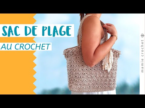 Comment faire un SAC DE PLAGE 😍 Broomstick Lace Revisité façon Mamie Crochet 😍/crochet ,tuto