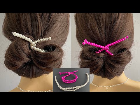 How to Make DIY Beaded Hair Donut Bun Maker and Holder | headband | Magic Bun Maker | Máquina de Pão