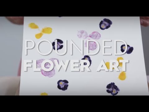 Pounded Flower Art | Made By Me Crafts | Better Homes & Gardens