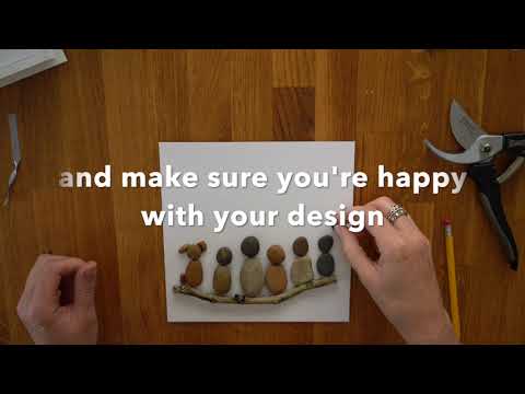 How to make your own Pebble art picture