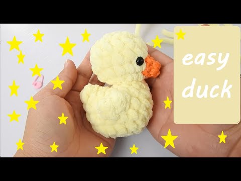 Beginner tutorial: How to amigurumi little duck 🦆