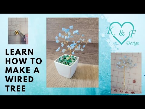 How To Make A Wire Tree With Crystals