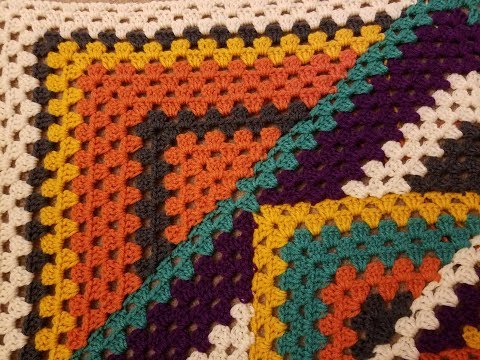 Kaleidoscope Granny Square Blanket Crochet Along (pt. 4.3)