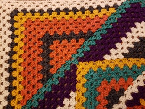 Kaleidoscope Granny Square Blanket Crochet Along (pt. 4.1)