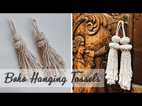 DIY: Tutorial Boho hanging Tassel