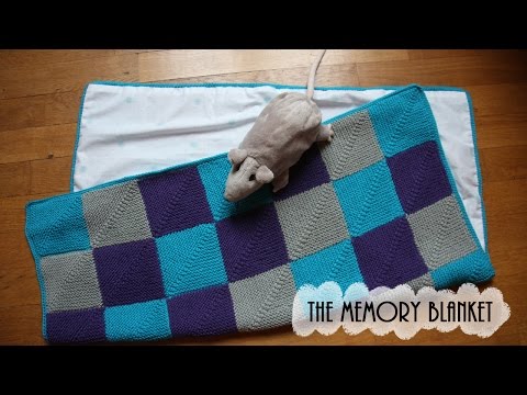 {Tricot} The Memory blanket - couverture pour bébé