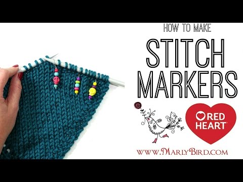 DIY How to Make Knitting Stitch Markers