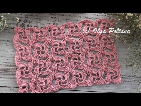 How to Crochet Lacy Motifs-like Stitch for Tablecloth, Table runner, Summer Top, Scarf, Shawl, etc.