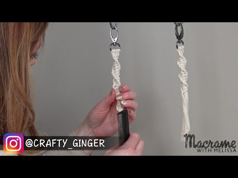 #2 of 4: DIY Macrame Tutorial: Macra-Mini Key Chain for Beginners