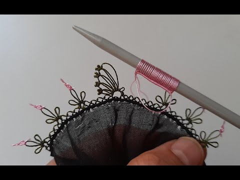 İğne Oyası Modeli(Needle Lace)Flower Desing