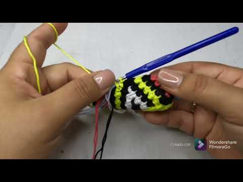 Monedero triangular diseño de rombos (parte 2) #monederocrochet #wayuu #tutorial