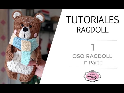 🍀 Cómo tejer un OSO RAGDOLL Amigurumi | Amigurumi RAGDOLL BEAR | (1/2)