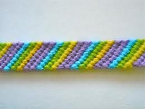 Friendship Bracelets for Beginners~Candy Stripe Bracelet