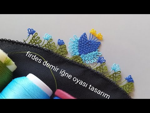 739- kolay ama gösterişli havalı çok tatlı bir iğne oyası