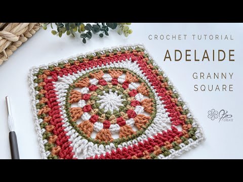 Express Your Style: Crochet the Vibrant Adelaide Granny Square