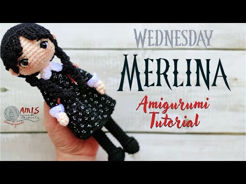 Merlina Addams Amigurumi Tutorial | Amis Tejiendo Momentos ENG/SPA Subs