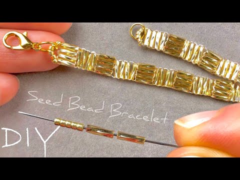 Bugle Beads Jewelry Tutorial: Bugle Beaded Bracelet | Seed Bead Jewelry Making