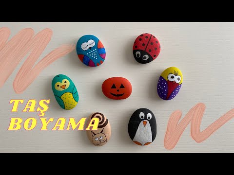 Taş Boyama | Taş Boyama Nasıl Yapılır? | Kolay Taş Boyama Desenleri