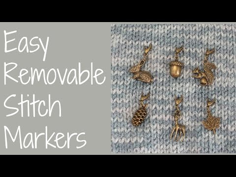 Easy Removable Stitch Markers For Crochet Or Knitting