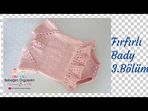 #elifpirenvise Fırfırlı Bady 3.Bölüm Prenses Bebek Tulumu