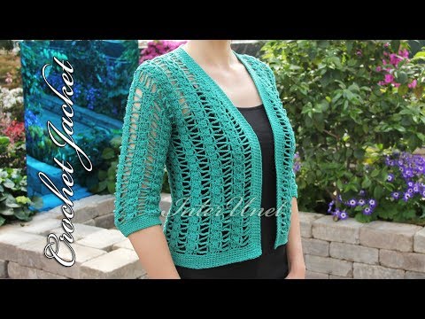 Crochet lace jacket cardigan