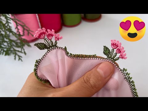 116) SAKSI ÇİÇEĞİ ÇEYİZLİK İĞNE OYASI YAZMA MODELİ || EASY NEEDLE LACE FOR EVERYONE