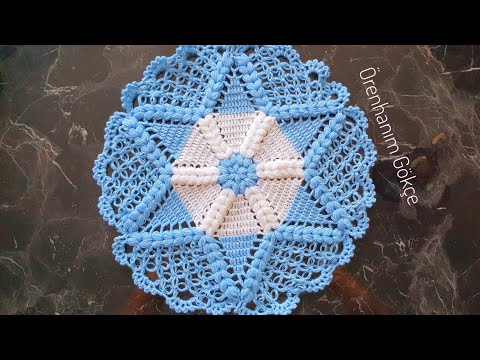 Hem kolay ✅ hem göz alıcı😍 En güzel yuvarlak lif modeli/En yeni lif modelleri/ crochet easy knitting