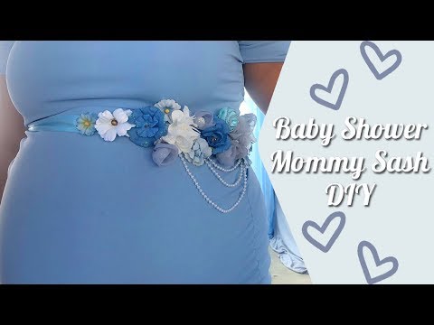 Baby Shower Mommy Sash | Baby Shower DIY