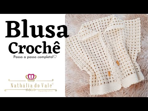 Blusa de Crochê Fácil e Rápida de fazer!♡ Crochet Blouse Easy