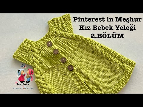 Pinterest in Meşhur Kız Bebek Yeleği 2 BÖLÜM