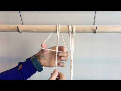 Macrame For Beginners - 28 Days of Knots! Day 2: How To Make Lark