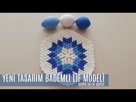 Serpilin Lif Sepeti - Yeni Tasarım Bademli Lif Modeli (Tasarım @Nurtenin El İşi Dünyası)