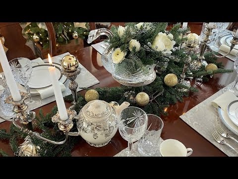 Christmas Table Setting - Elegant Christmas Decorating - How To Set A Table For Christmas