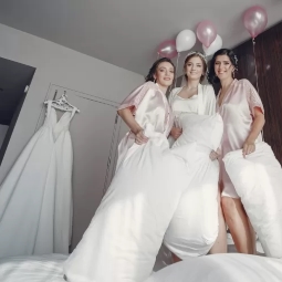festa di consegna dell'abito da sposa