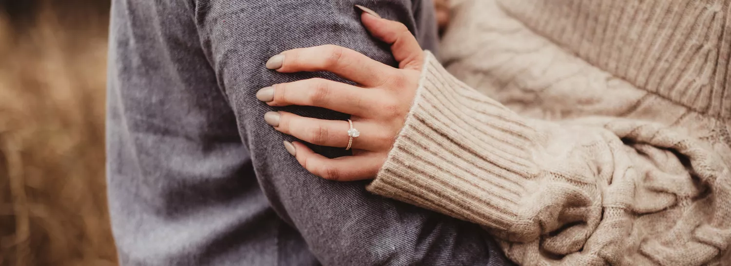 Close Up of Engagement Ring