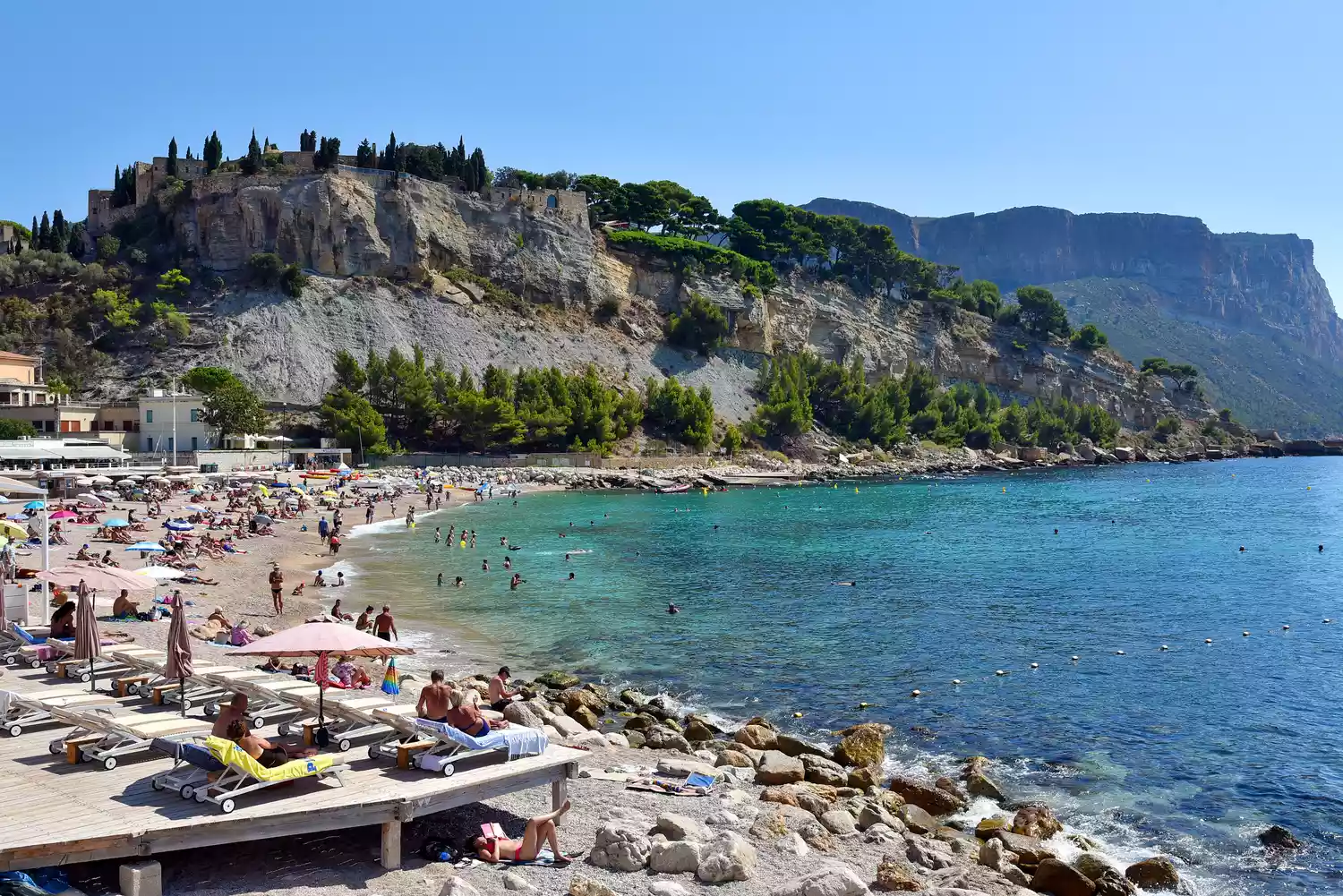 beach in marseille, france