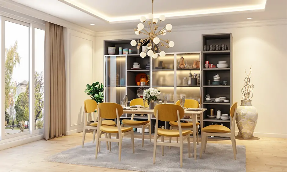 Functional and contemporary dining room furniture in intelligent design and aesthetically finishes