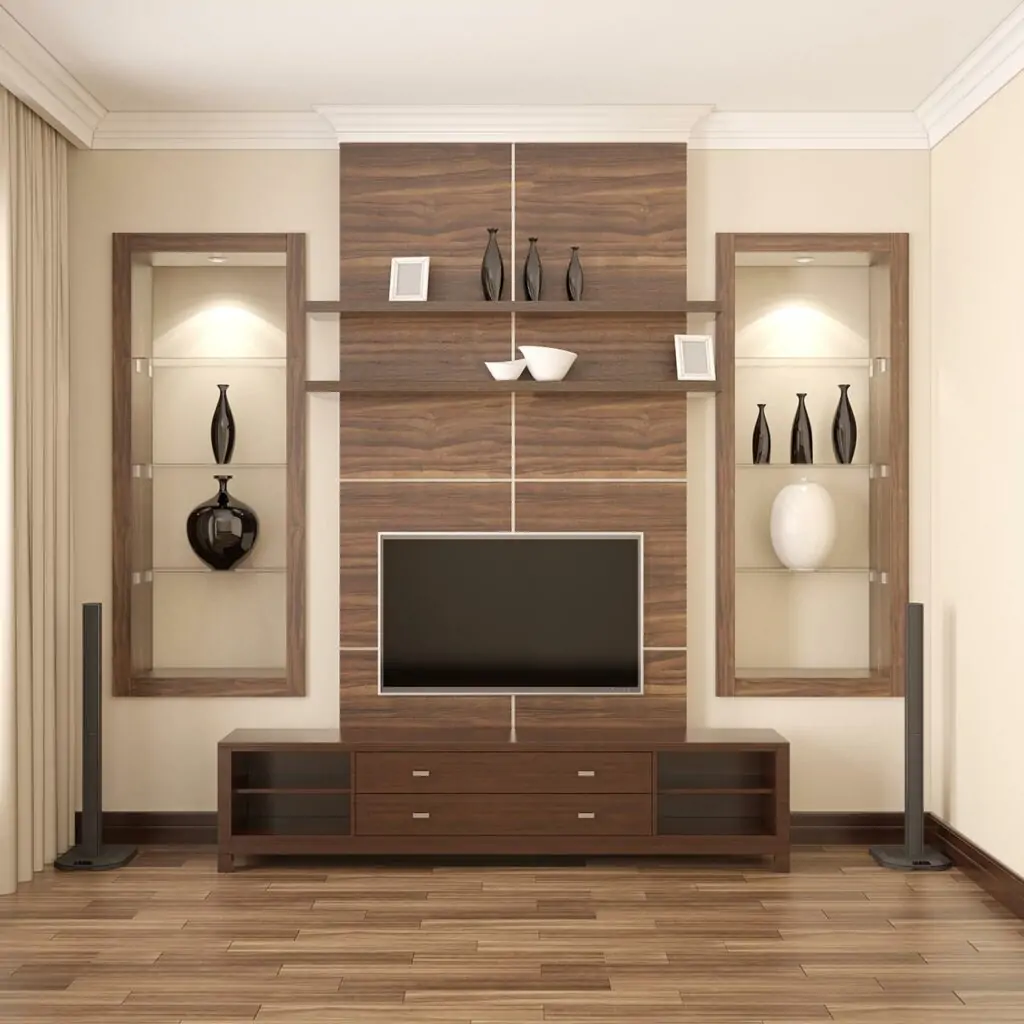 Contemporary TV Unit Design For Living Room, Its Great Addition To Living Room In Terms Of Style And Slickness Of Design
